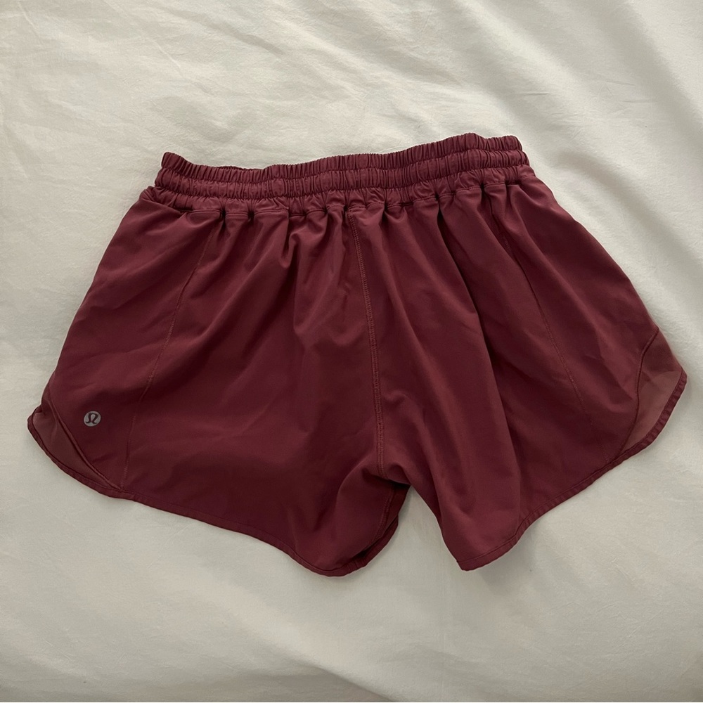 Lululemon shorts, dark pink, size 8
